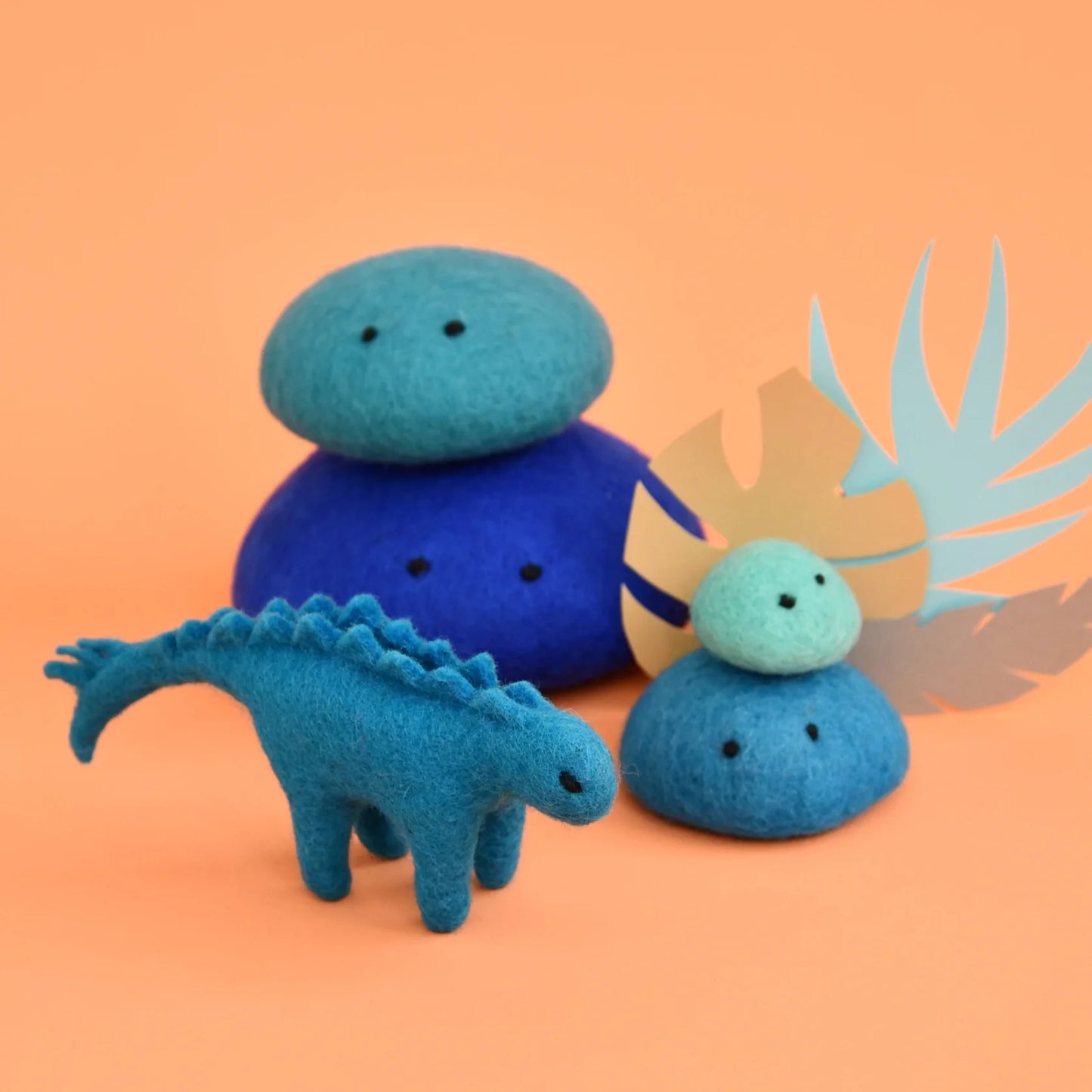 Dashdu Mini Felt Stegosaurus