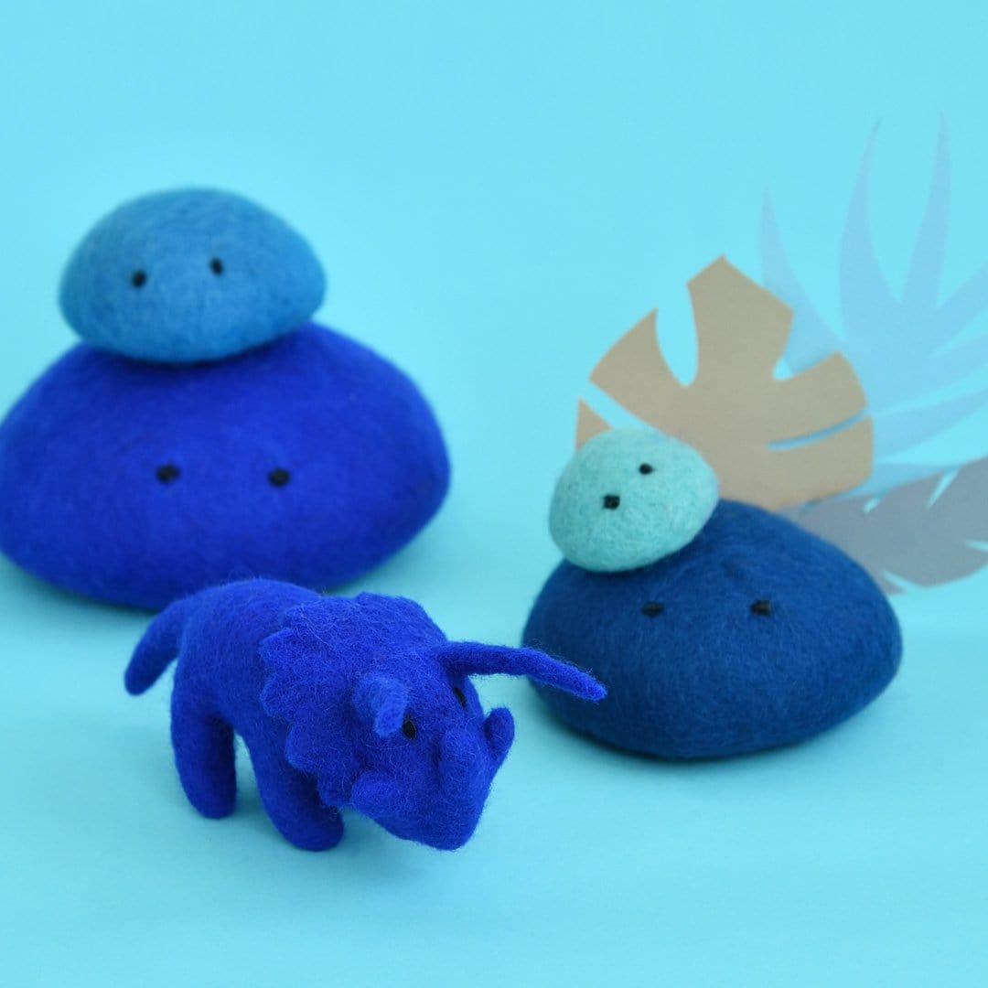 Dashdu Mini Felt Triceratops