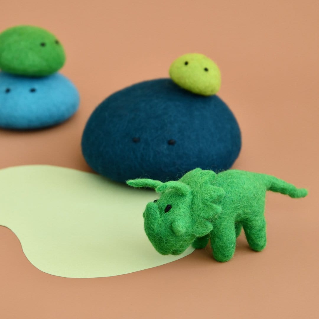 Dashdu Mini Felt Triceratops