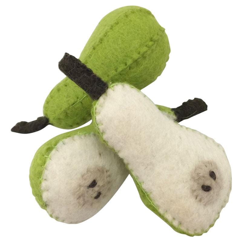 Papoose Pear Set Felt Fruit