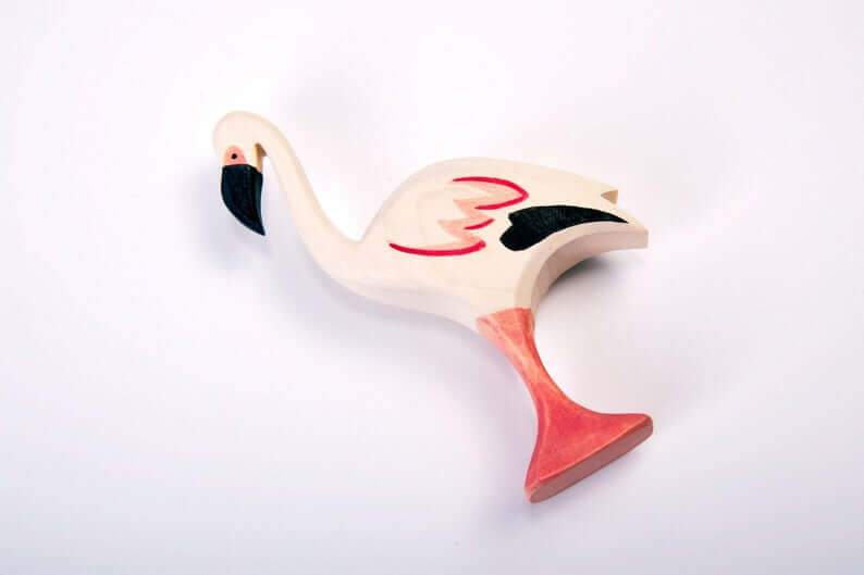 Wooden Flamingo
