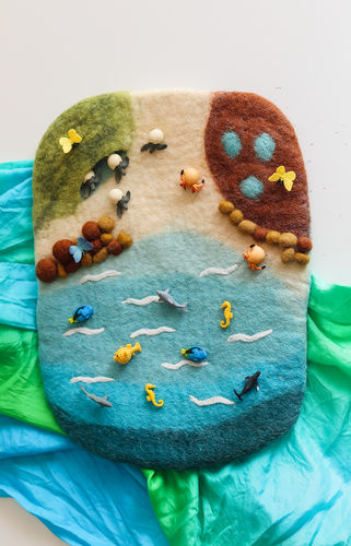 Sea and Rockpool Play Mat Playscape