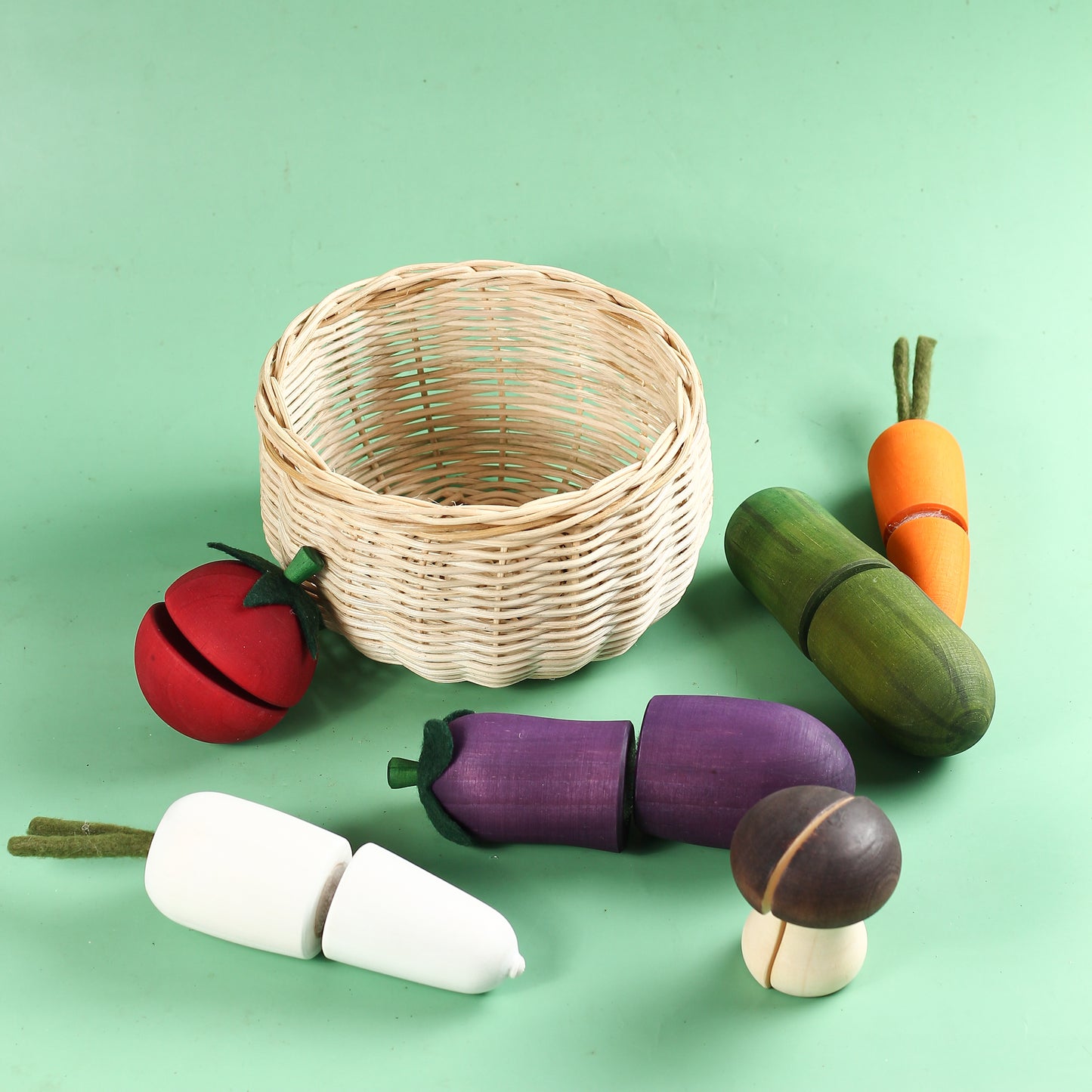 Rattan basket (to accompany Bread set)