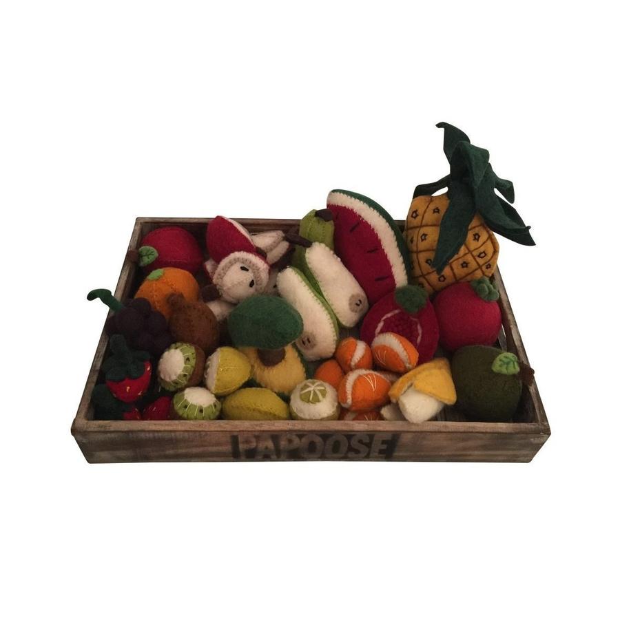 Papoose Eggplant Felt Vegetable