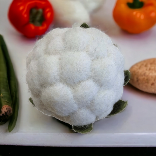 Papoose Cauliflower Felt Vegetable
