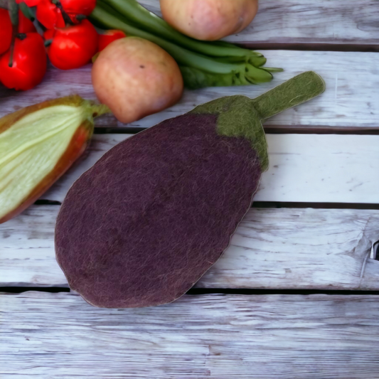 Papoose Eggplant Felt Vegetable