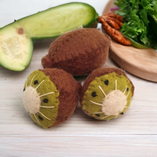 Papoose Kiwi Set Felt Vegetable