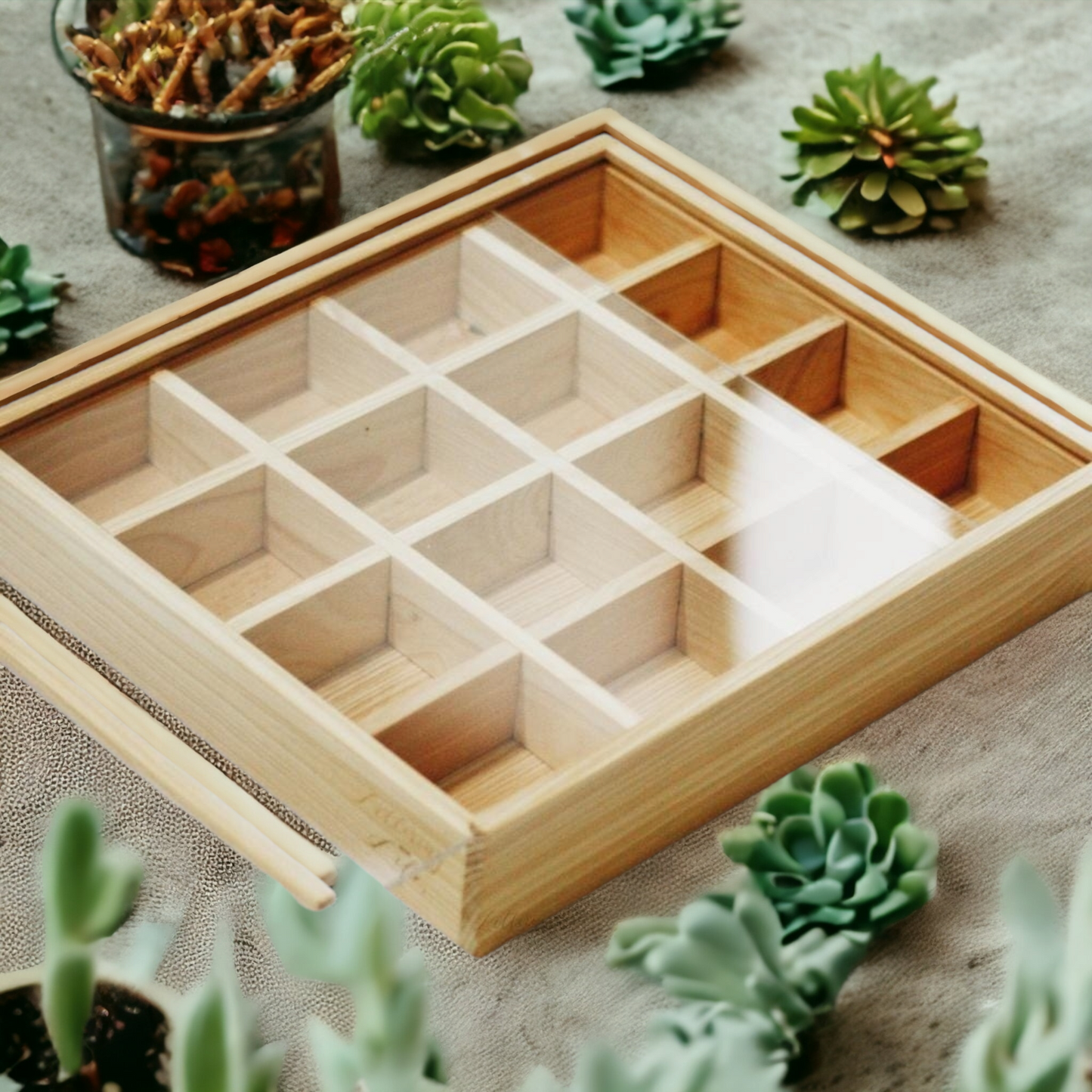 Loose Part Storage Tray with Lid