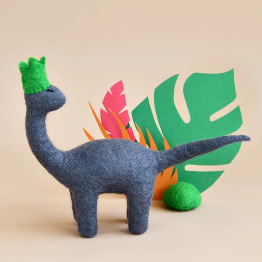 Dashdu Large Felt Dinosaur in crown