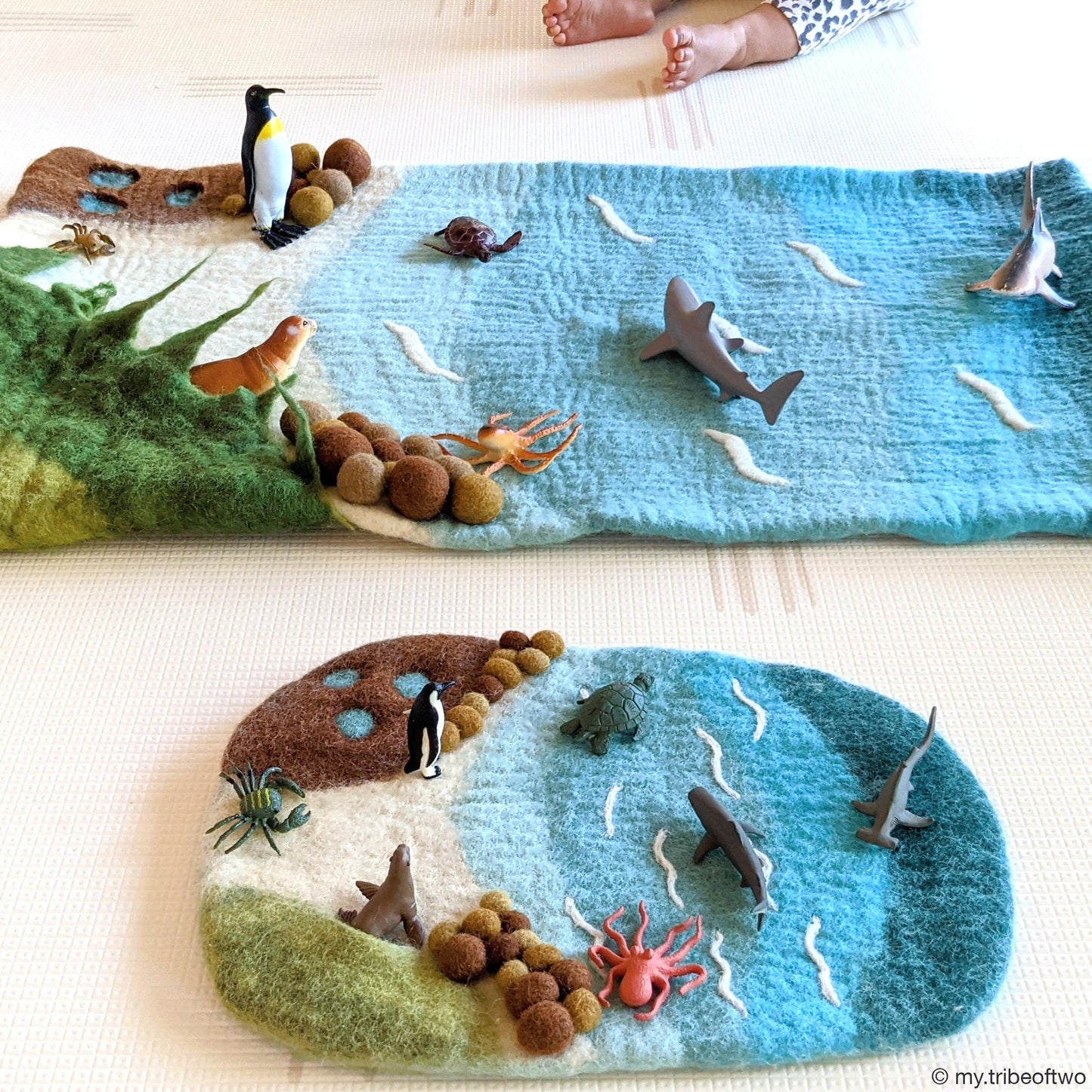 Sea and Rockpool Play Mat Playscape