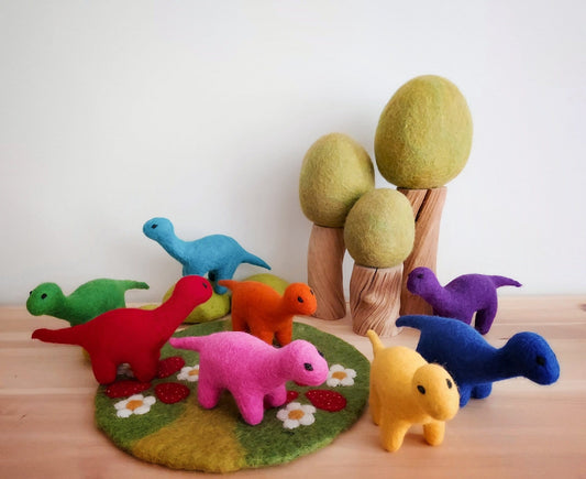 Dashdu Mini Felt Brontosaurus