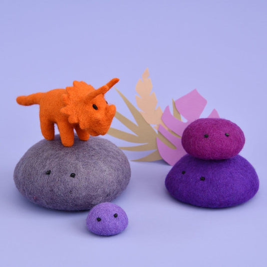 Dashdu Mini Felt Triceratops