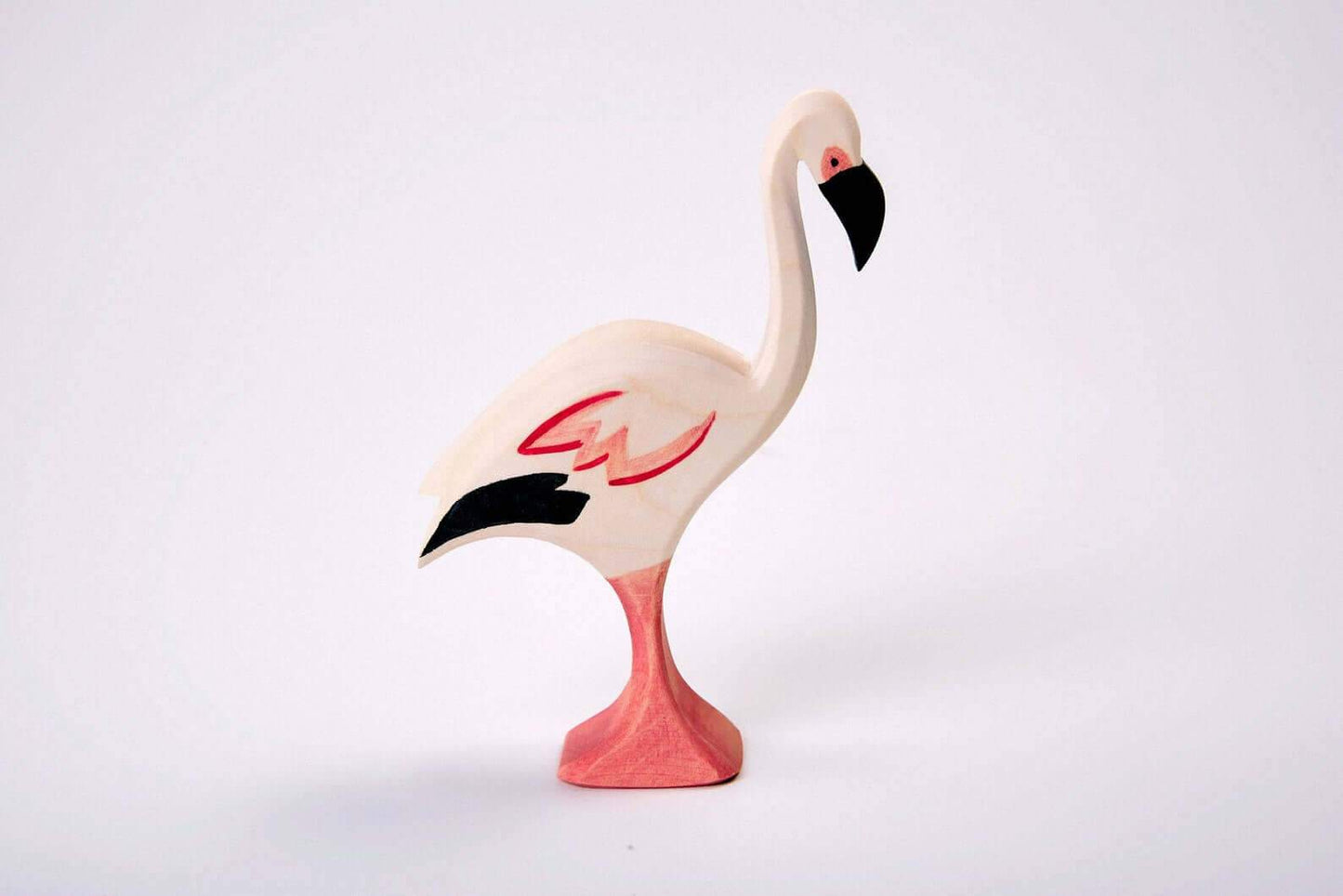 Wooden Flamingo