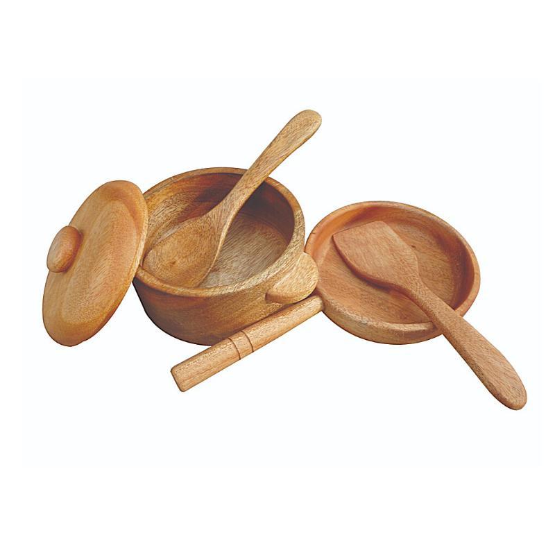 Qtoys Mahogany Pot and Pan Set